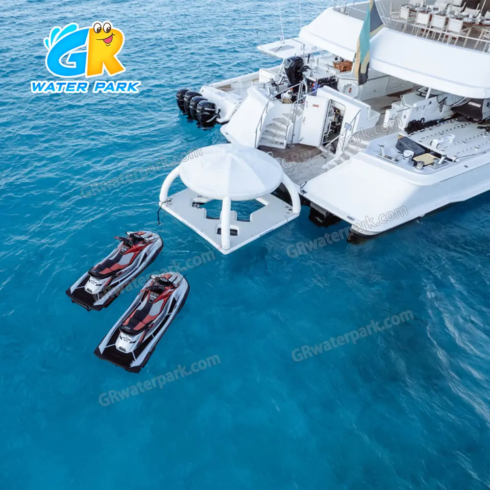 GFP-002 Top quality command floating water deck for yacht party