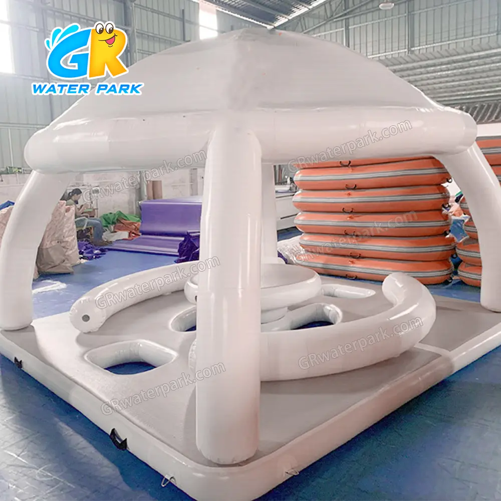 GFP-008 Commercial Inflatable floating Platform Bana for Party