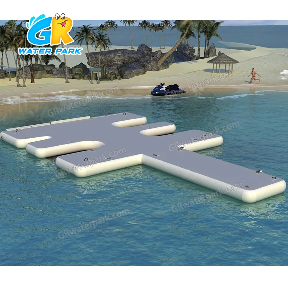 GFP-016 Inflatable Water Yacht PWC Extreme Water Floating Platform customized deck