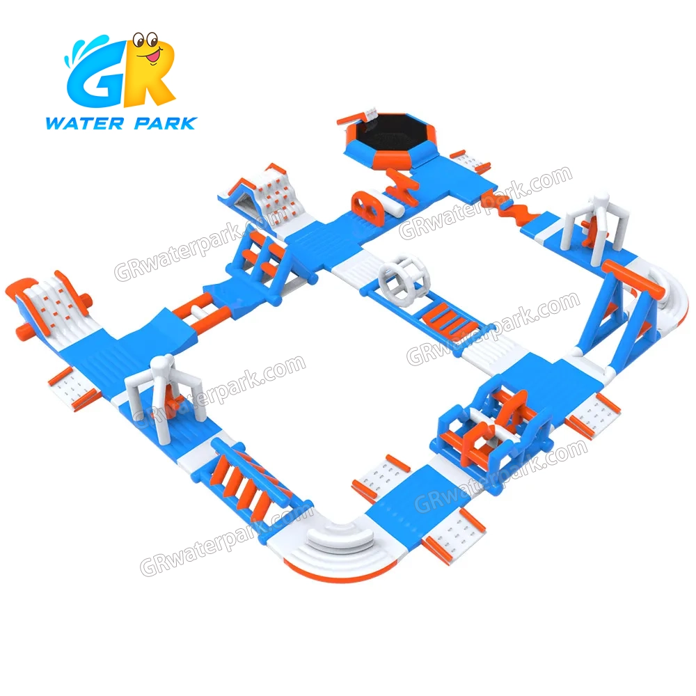 GW-022 Top Quality Giant Inflatable Water Toys Game water obstacle course Supplier