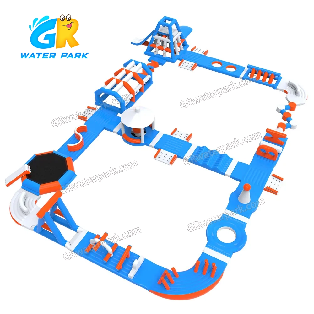 GW-023 New Inflatable floating  Water Park Games For Adults And Kids