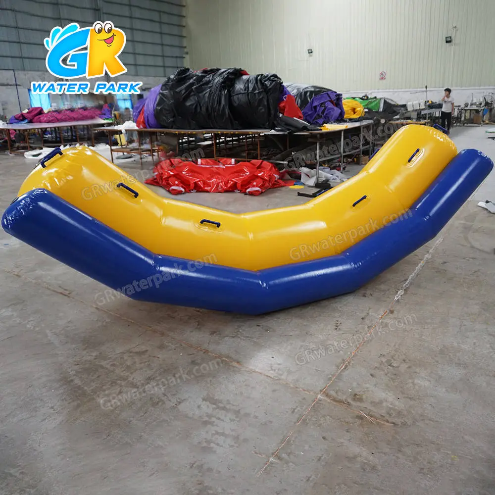 GW-13 Commercial grade Inflatable Banana Water Teeter Totter blow up teeter totte sale