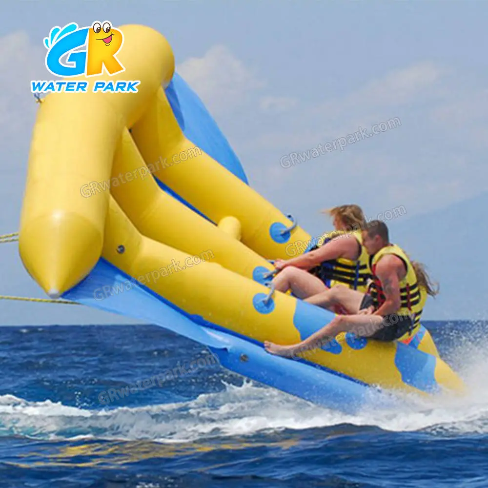 GW-149 Bset Price Inflatable Flying Fish banana Boat Water Game