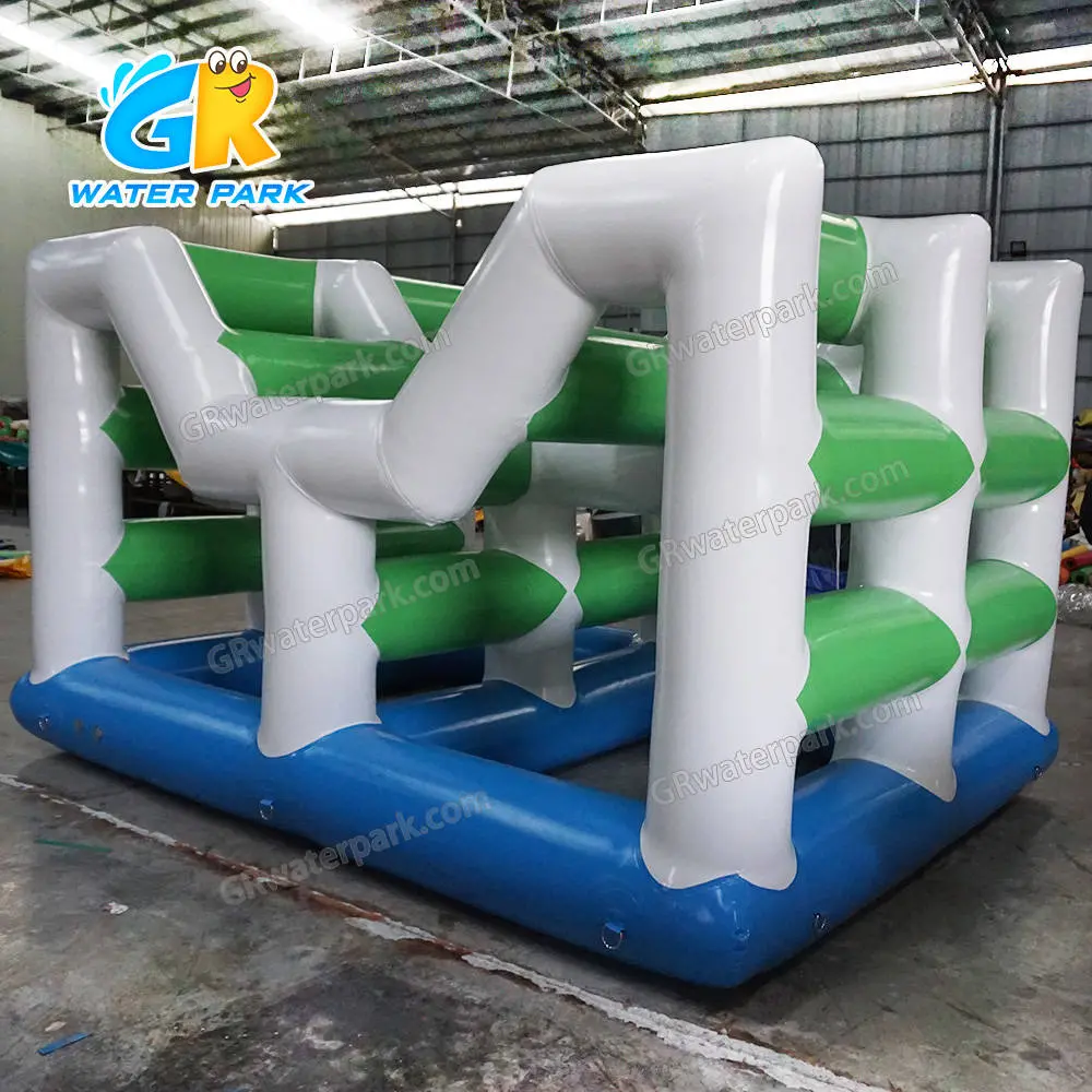 GW-55 Giant ourdoor Inflatable Water Square Climb Inflatable Amusement Park