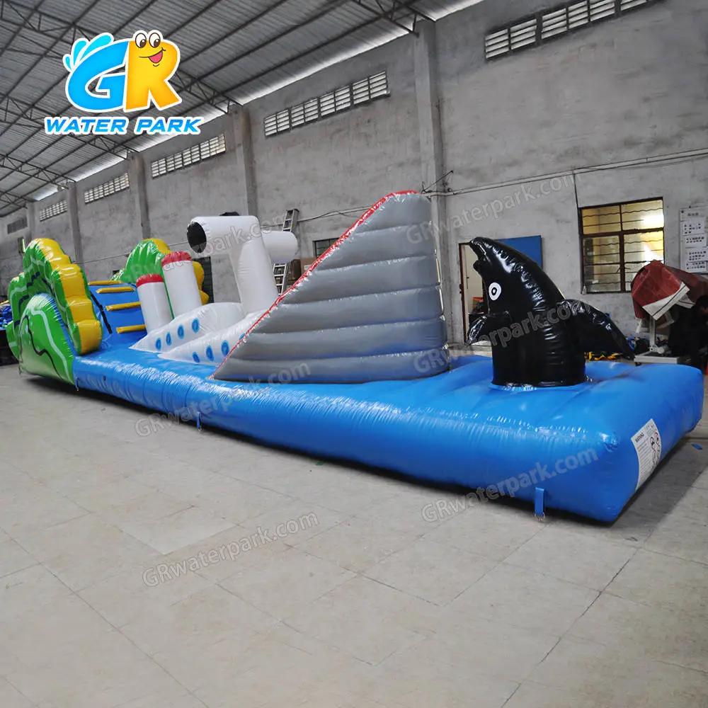 GW-74 Inflatable Water Ship Obstacle Game